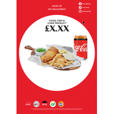 ROUTE 2 - MEAL DEAL POSTER - 2 FOOD - 1 DRINK